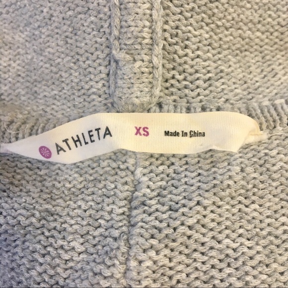 Athleta knit “revive” zip up hooded sweater - Picture 5 of 6